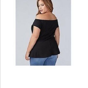 Lane Bryant peplum top